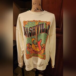 Sweet Claire Cozy Cream Sweatshirt